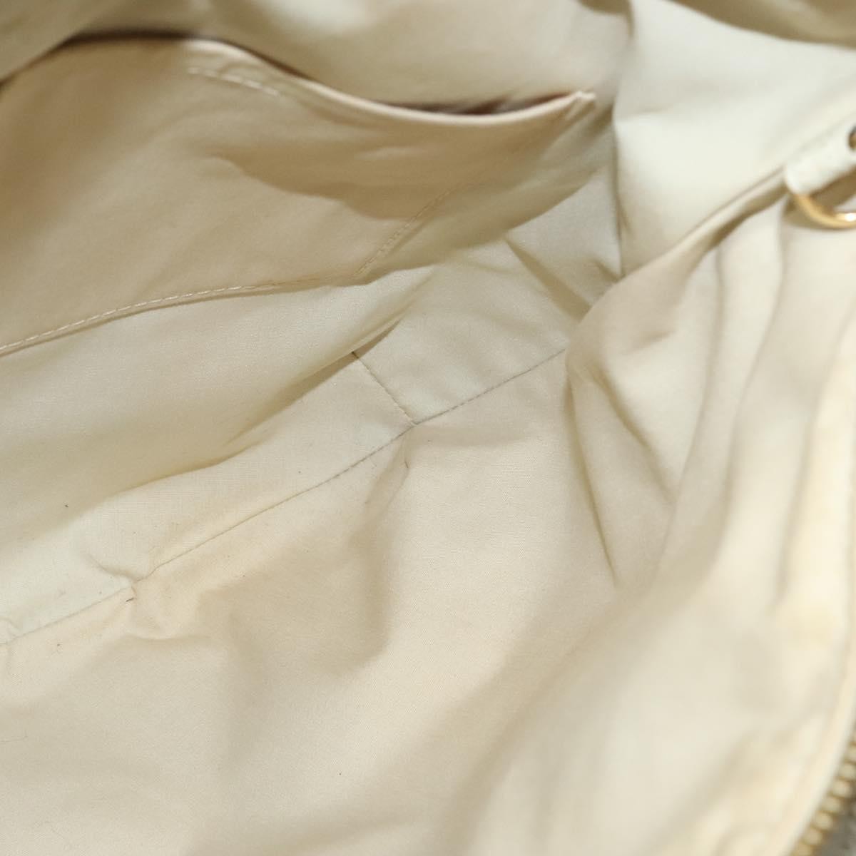 Louis Vuitton Marina Handbag Mini Lin Croisette Beige Canvas Handbag (Pre-Owned)