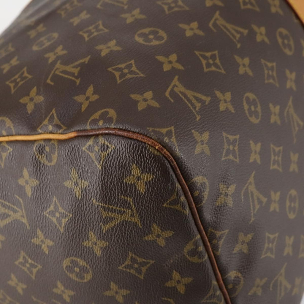 Louis Vuitton Keepall Bag Monogram Canvas Brown Canvas Travel Bag Bag (Pre-Owned)