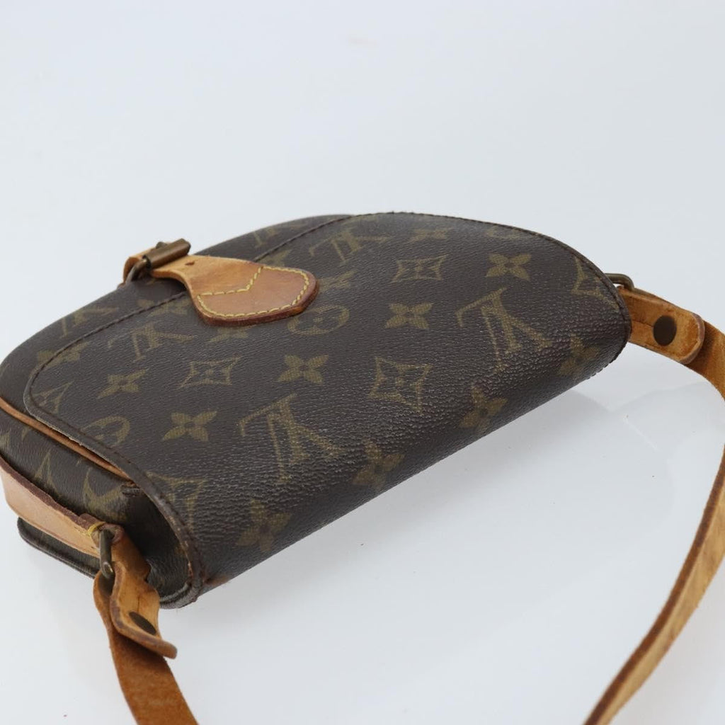 Louis Vuitton Cartouchiere Handbag Monogram Canvas Brown Canvas Shoulder Bag Bag (Pre-Owned)