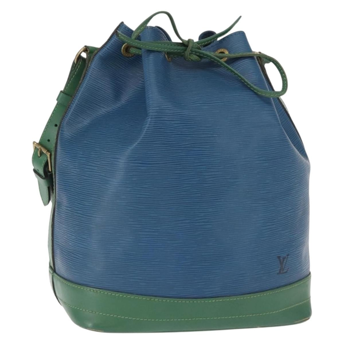 Louis Vuitton Bicolor Noe Handbag Epi Leather Blue Leather Shoulder Bag Bag (Pre-Owned)
