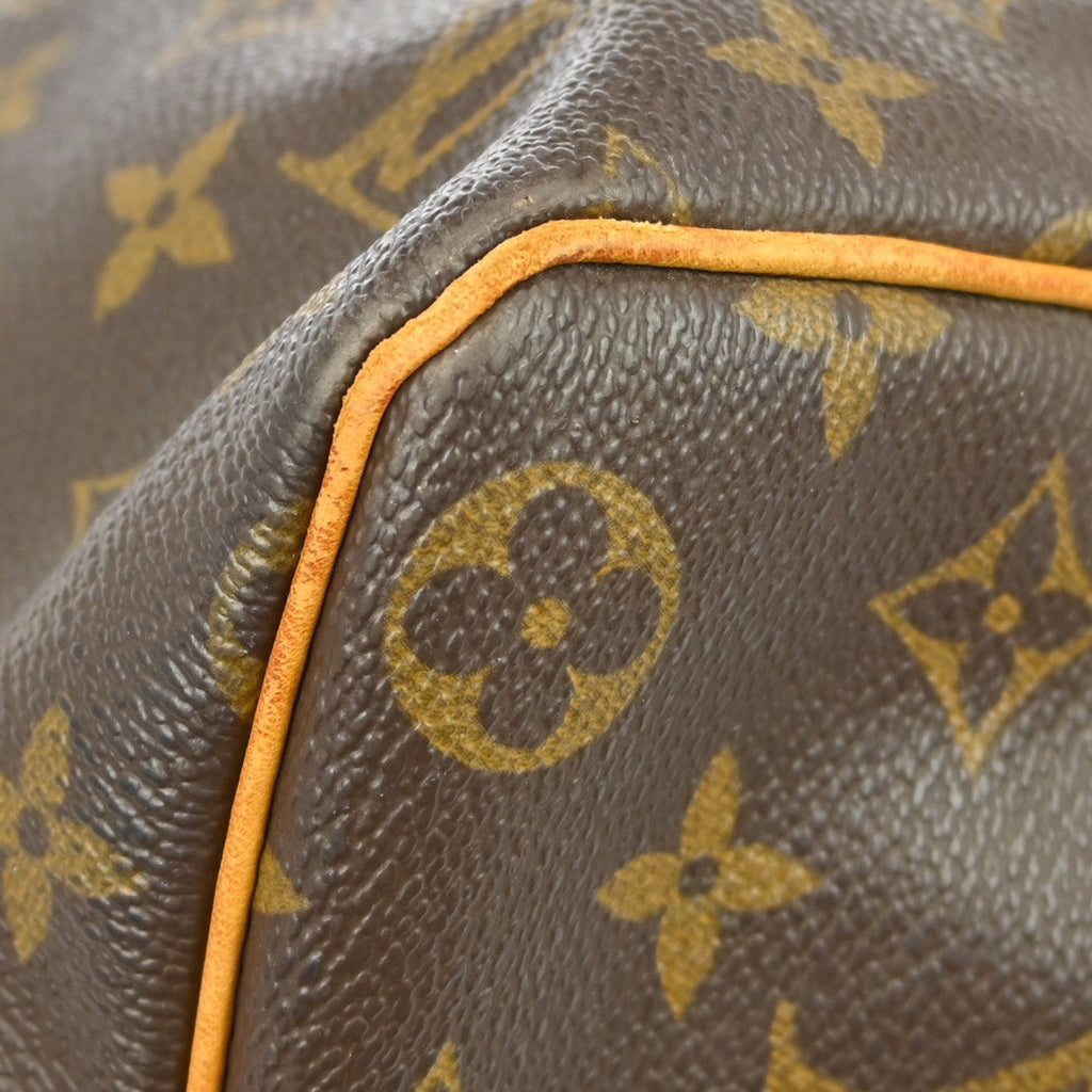 Louis Vuitton Keepall Bag Monogram Canvas Brown Canvas Travel Bag Bag (Pre-Owned)