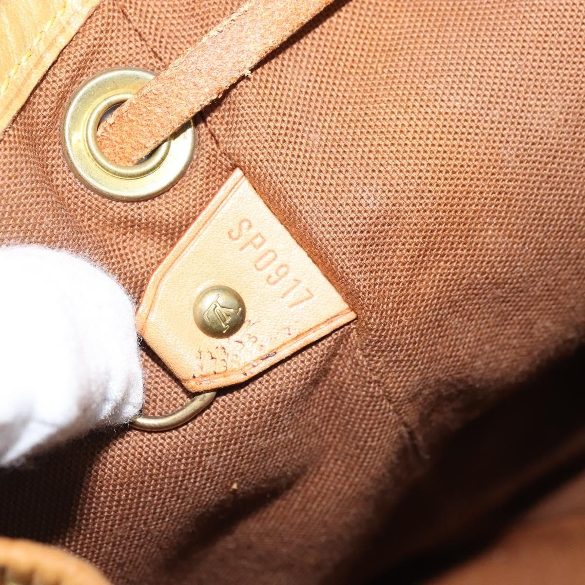 Louis Vuitton Vintage Montsouris Backpack Monogram Canvas Brown Canvas Handbag (Pre-Owned)