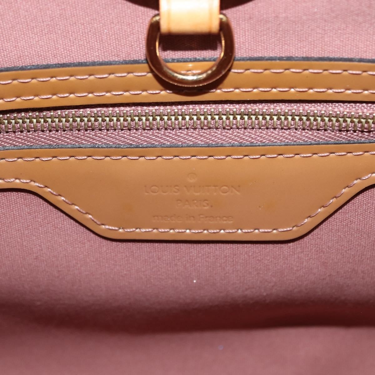 Louis Vuitton Catalina Handbag Monogram Vernis Pink Patent_Leather Handbag (Pre-Owned)