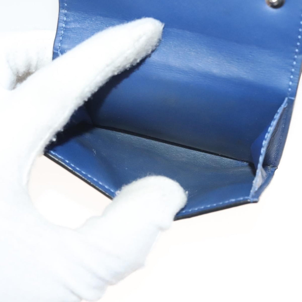 Louis Vuitton Discovery Wallet Monogram Taigarama Blue Leather Wallets Accessory (Pre-Owned)