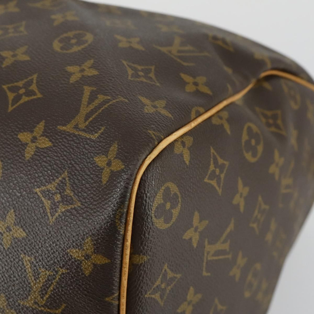 Louis Vuitton Keepall Bag Monogram Canvas Brown Canvas Travel Bag Bag (Pre-Owned)