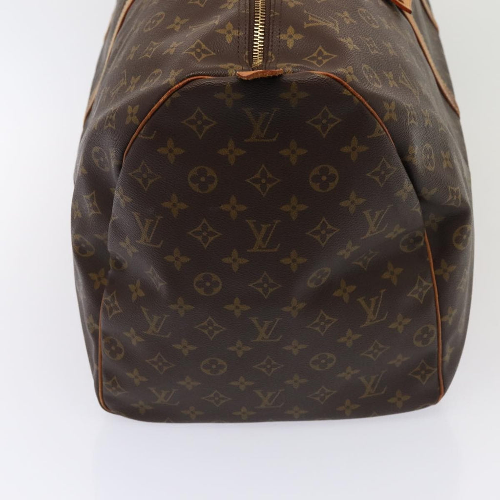 Louis Vuitton Keepall Bag Monogram Canvas Brown Canvas Travel Bag Bag (Pre-Owned)