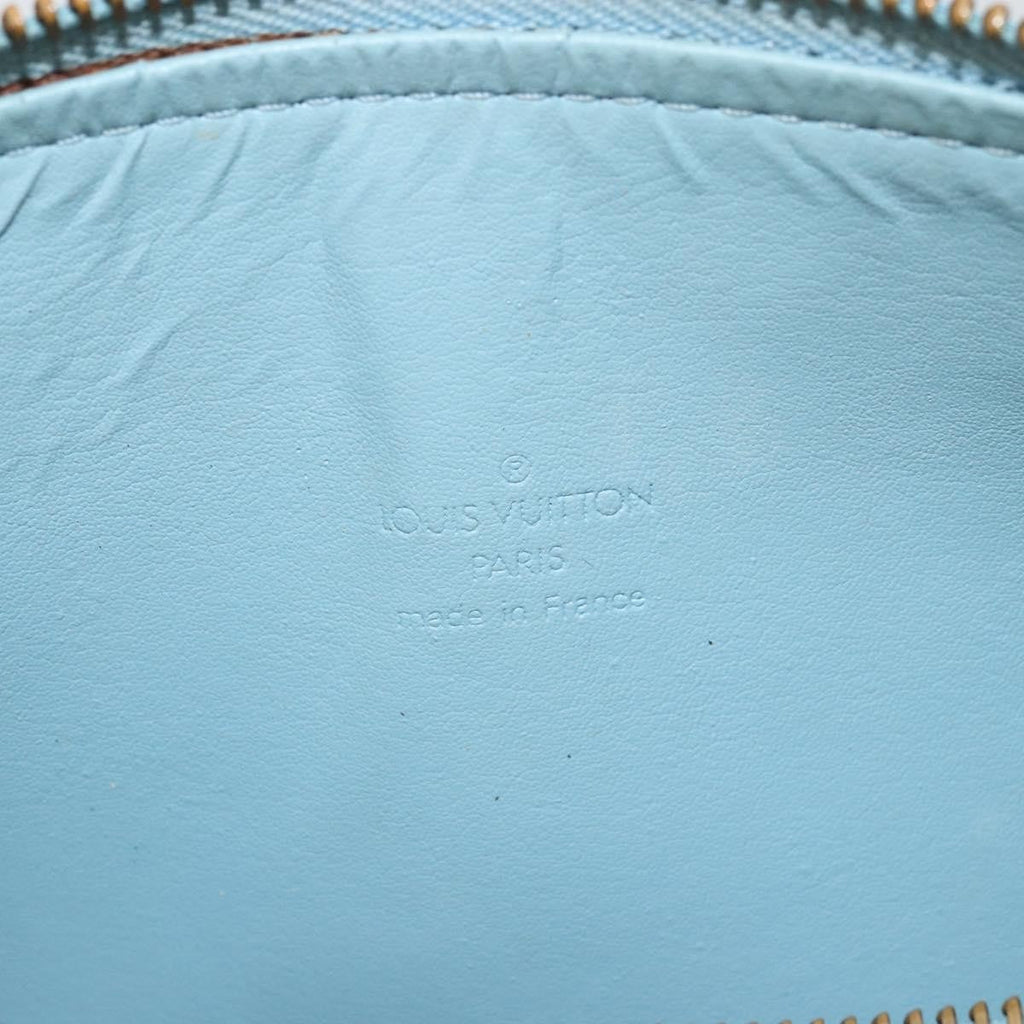 Louis Vuitton Bedford Handbag Monogram Vernis Green Patent_Leather Handbag (Pre-Owned)