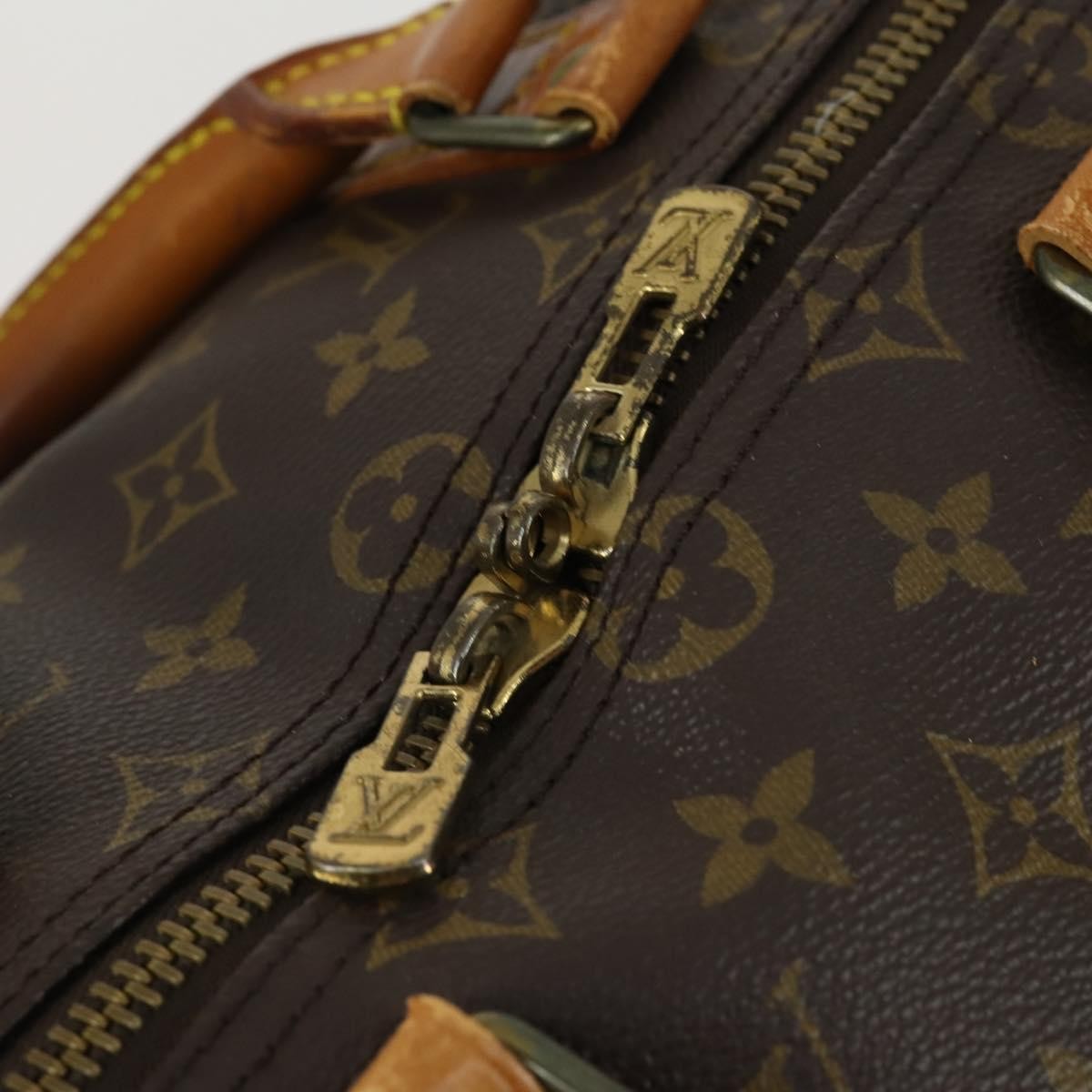 Louis Vuitton Keepall Bag Monogram Canvas Brown Canvas Travel Bag Bag (Pre-Owned)