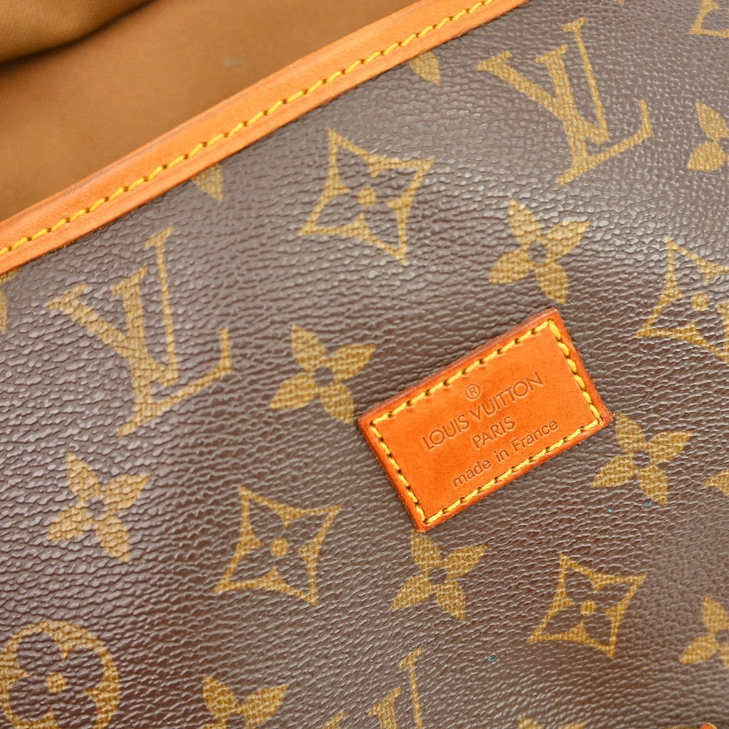 Louis Vuitton Saumur Handbag Monogram Canvas Brown Canvas Shoulder Bag Bag (Pre-Owned)