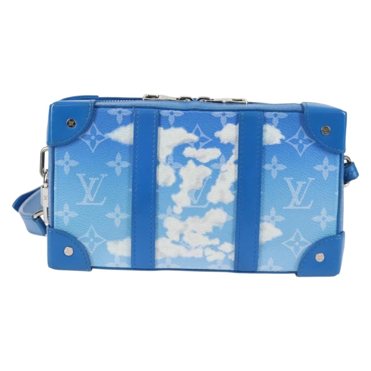 Louis Vuitton Soft Trunk Wallet Limited Edition Monogram Clouds Blue Canvas Clutche & Pouche Bag (Pre-Owned)