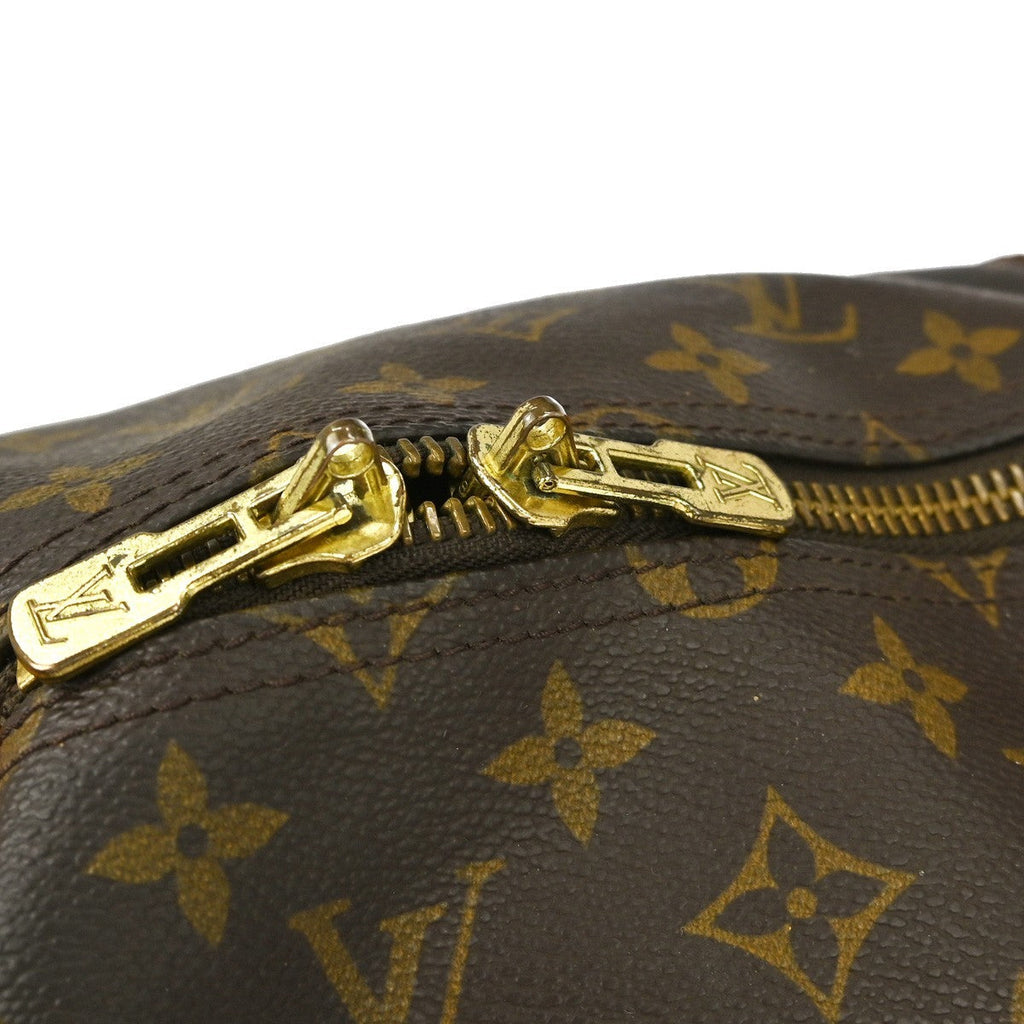 Louis Vuitton Keepall Bag Monogram Canvas Brown Canvas Travel Bag Bag (Pre-Owned)