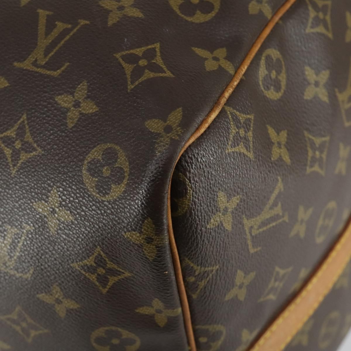 Louis Vuitton Keepall Bandouliere Bag Monogram Canvas Brown Canvas Travel Bag Bag (Pre-Owned)