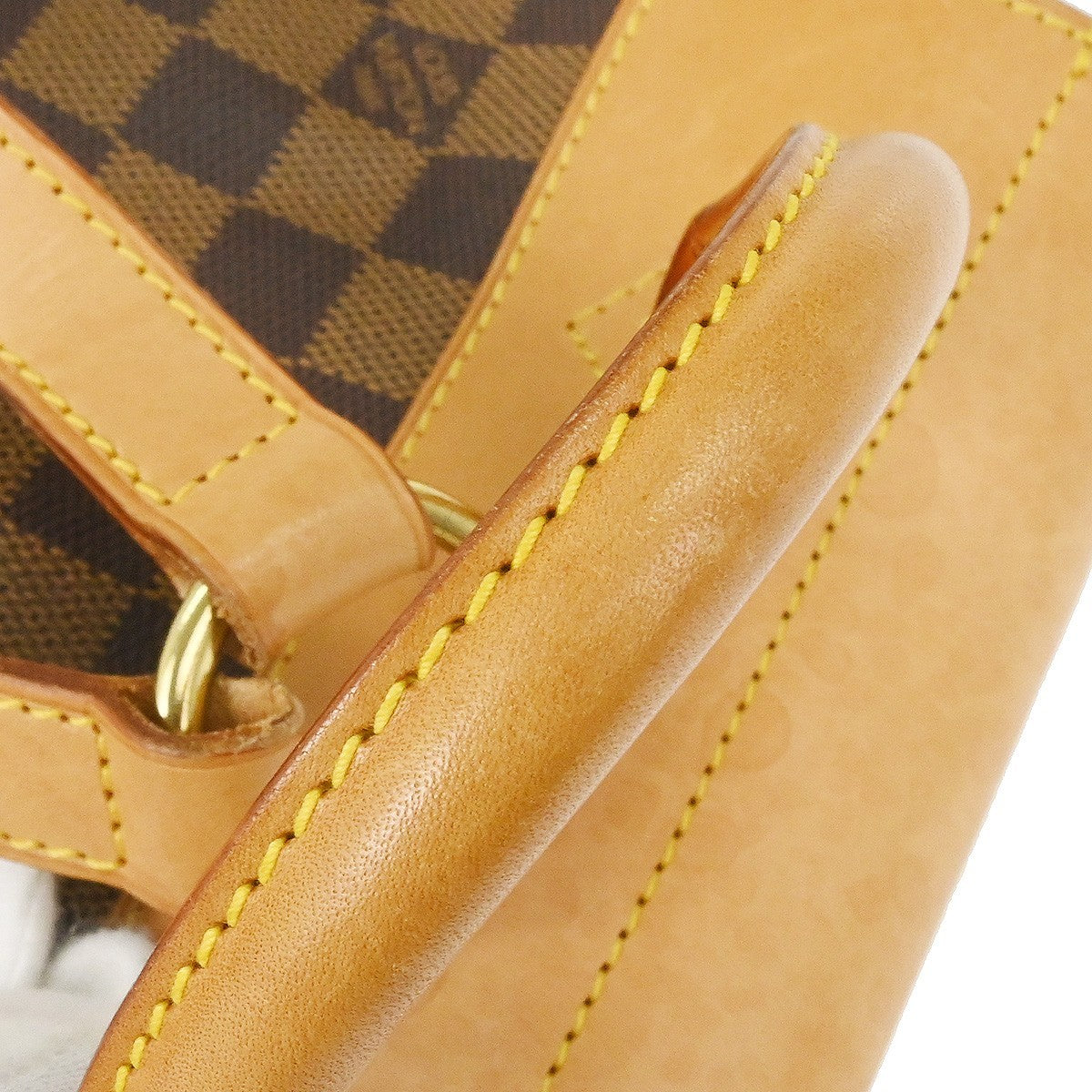 Louis Vuitton Arlequin Backpack Damier Brown Canvas Backpack Bag (Pre-Owned)