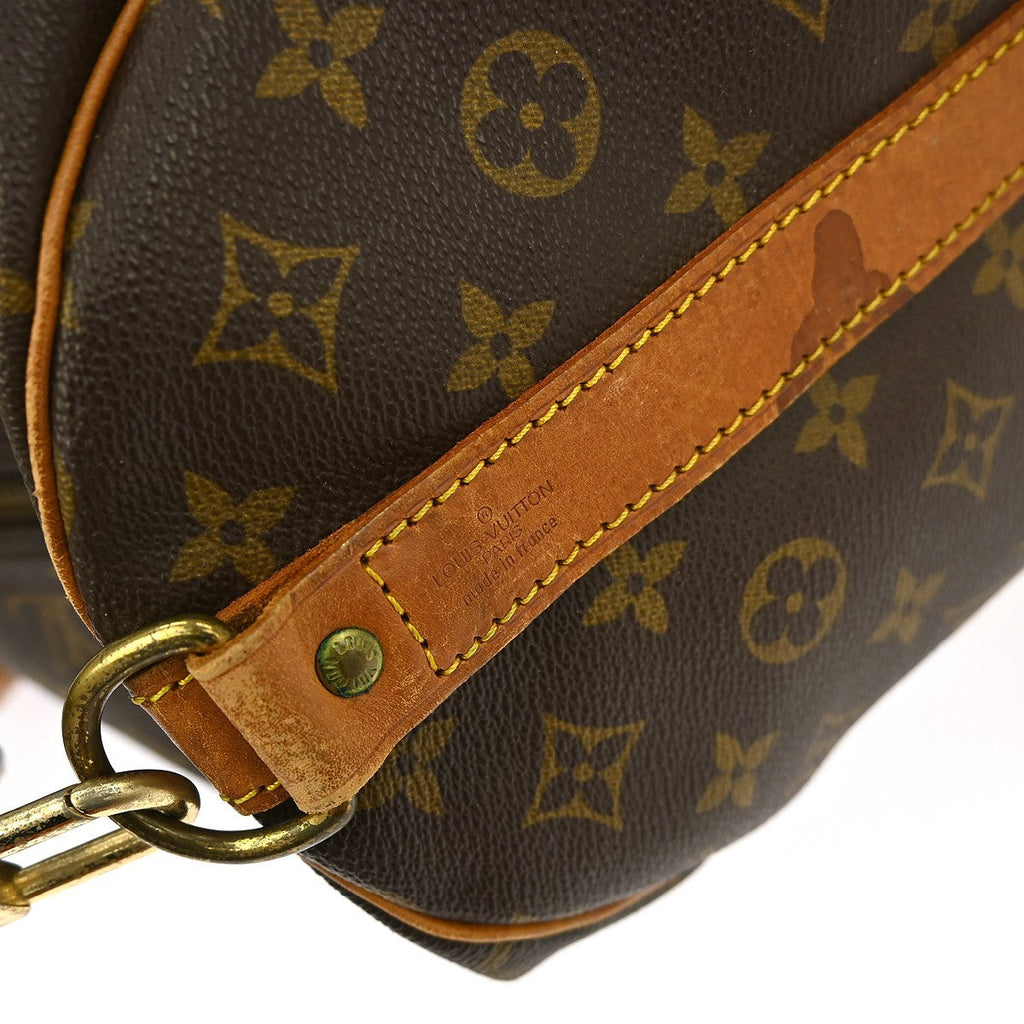 Louis Vuitton Keepall Bandouliere Bag Monogram Canvas Brown Canvas Travel Bag Bag (Pre-Owned)