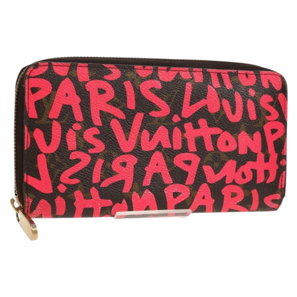 Louis Vuitton Zippy Wallet Canvas Pink Canvas Wallets Accessory (Pre-Owned)