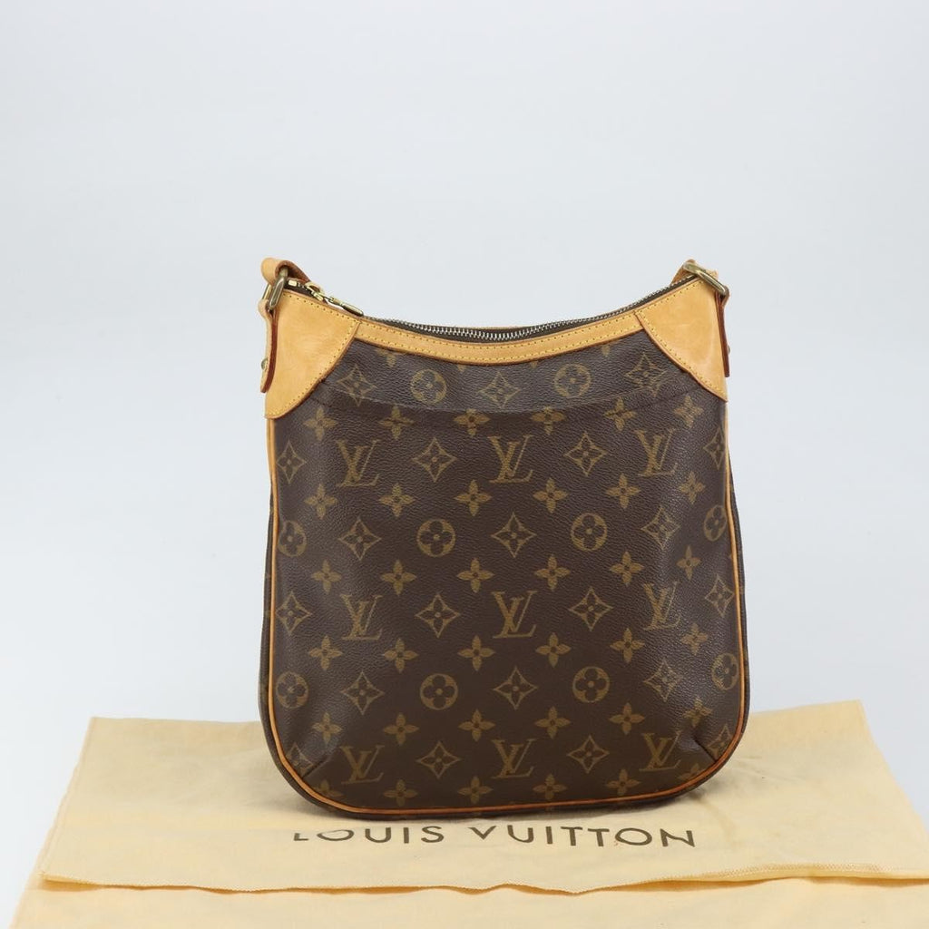 Louis Vuitton Odeon Handbag Monogram Canvas Brown Canvas Shoulder Bag Bag (Pre-Owned)