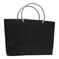 Chanel Vintage Tote Leather Black Leather Tote Bag Bag (Pre-Owned)