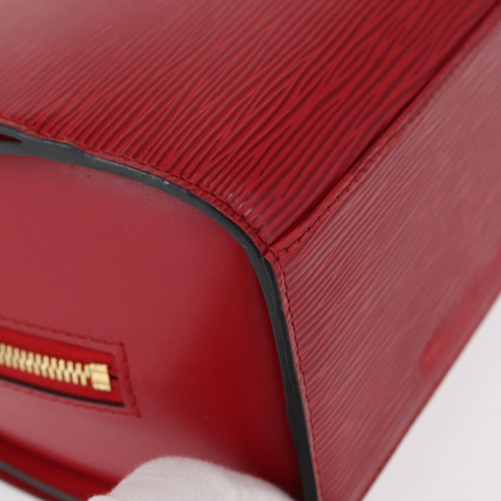 Louis Vuitton Pont Neuf Handbag Epi Leather Red Leather Handbag (Pre-Owned)