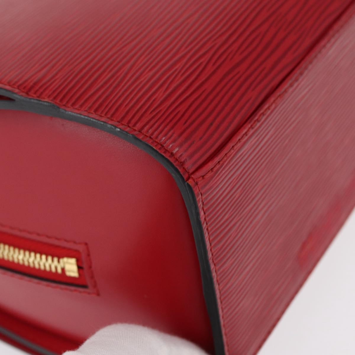 Louis Vuitton Pont Neuf Handbag Epi Leather Red Leather Handbag (Pre-Owned)