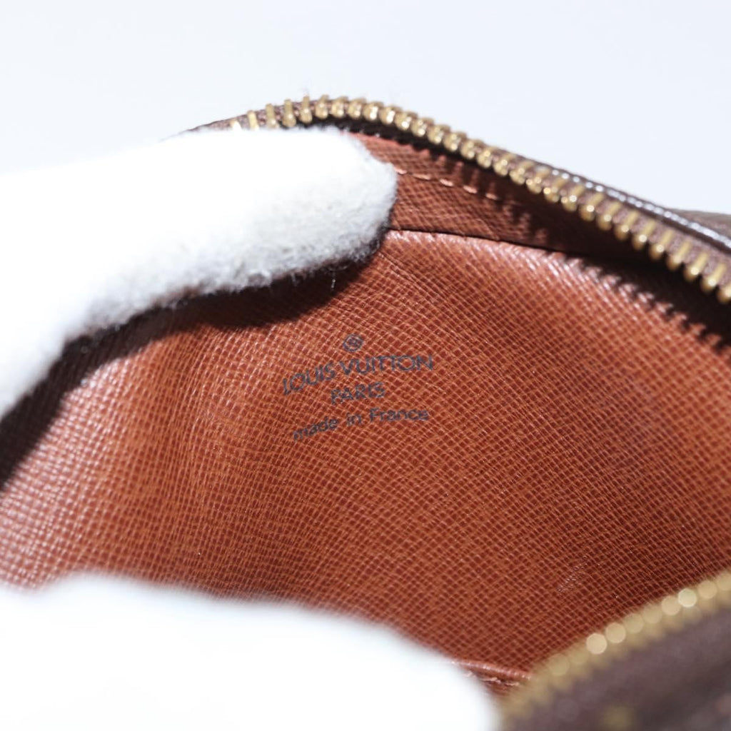 Louis Vuitton Danube Handbag Monogram Canvas Brown Canvas Shoulder Bag Bag (Pre-Owned)