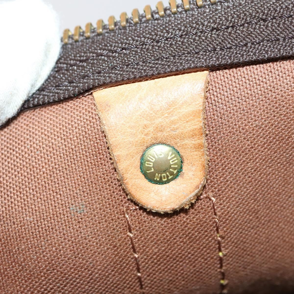 Louis Vuitton Keepall Bag Monogram Canvas Brown Canvas Travel Bag Bag (Pre-Owned)
