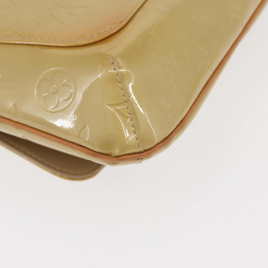 Louis Vuitton Thompson Street Handbag Monogram Vernis Beige Patent_Leather Shoulder Bag Bag (Pre-Owned)