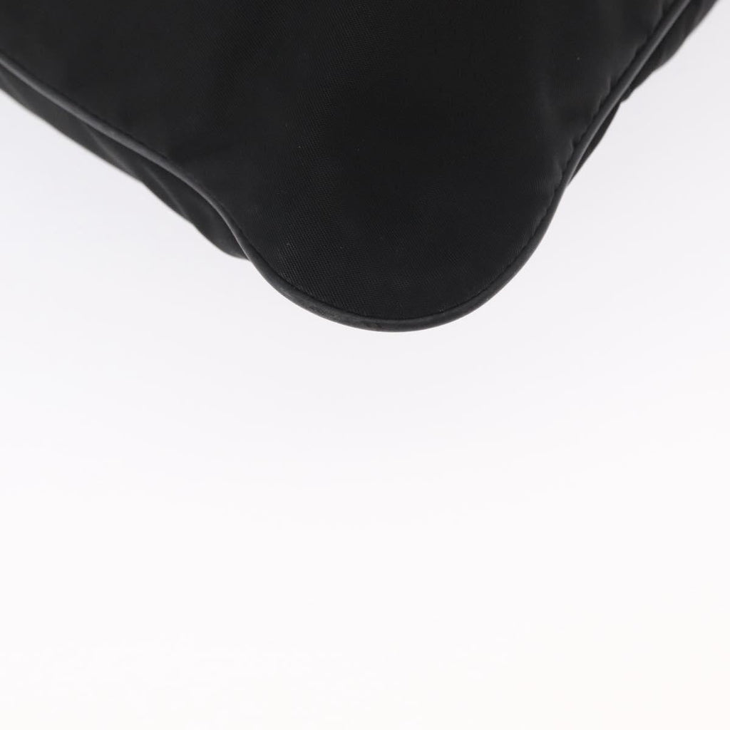 Prada Front Pocket Messenger Bag Tessuto Black Nylon Shoulder Bag Bag (Pre-Owned)