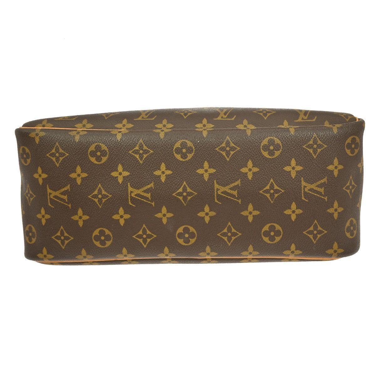 Louis Vuitton Deauville Handbag Monogram Canvas Brown Canvas Handbag (Pre-Owned)