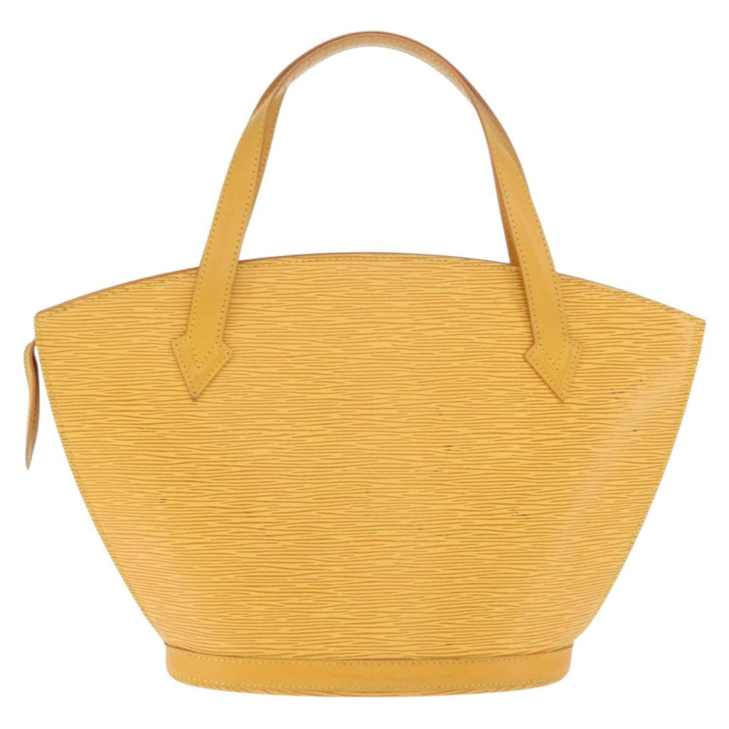 Louis Vuitton Saint Jacques Handbag Epi Leather Yellow Leather Handbag (Pre-Owned)