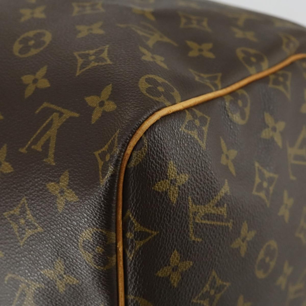 Louis Vuitton Keepall Bag Monogram Canvas Brown Canvas Travel Bag Bag (Pre-Owned)