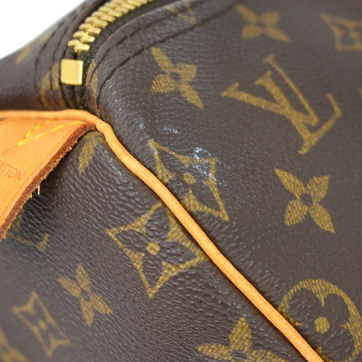 Louis Vuitton Keepall Bag Monogram Canvas Brown Canvas Travel Bag Bag (Pre-Owned)