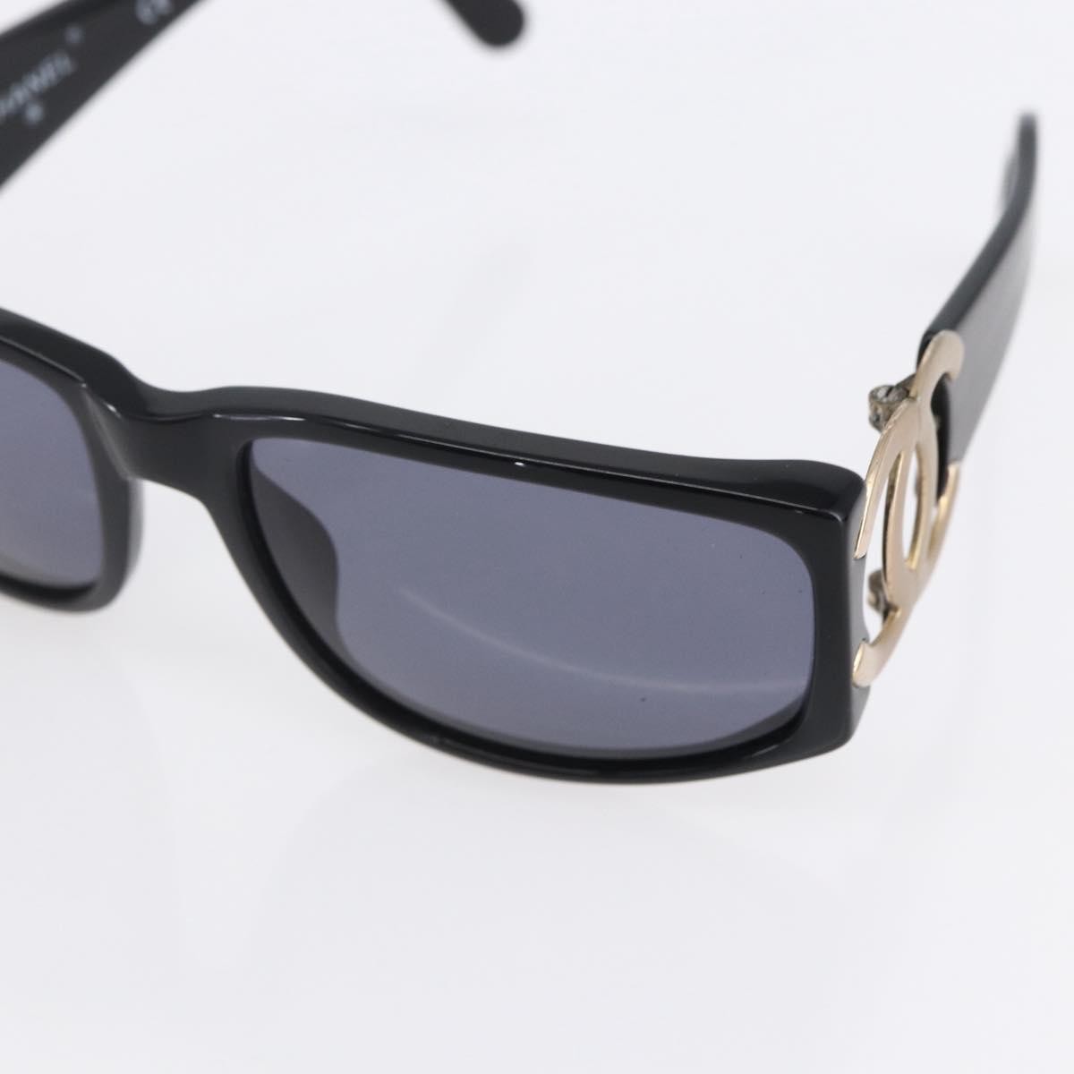 Chanel Chanel Logo Sunglasses Eye Wear Plastic Black Plastic Sunglasse Accessory (Pre-Owned)