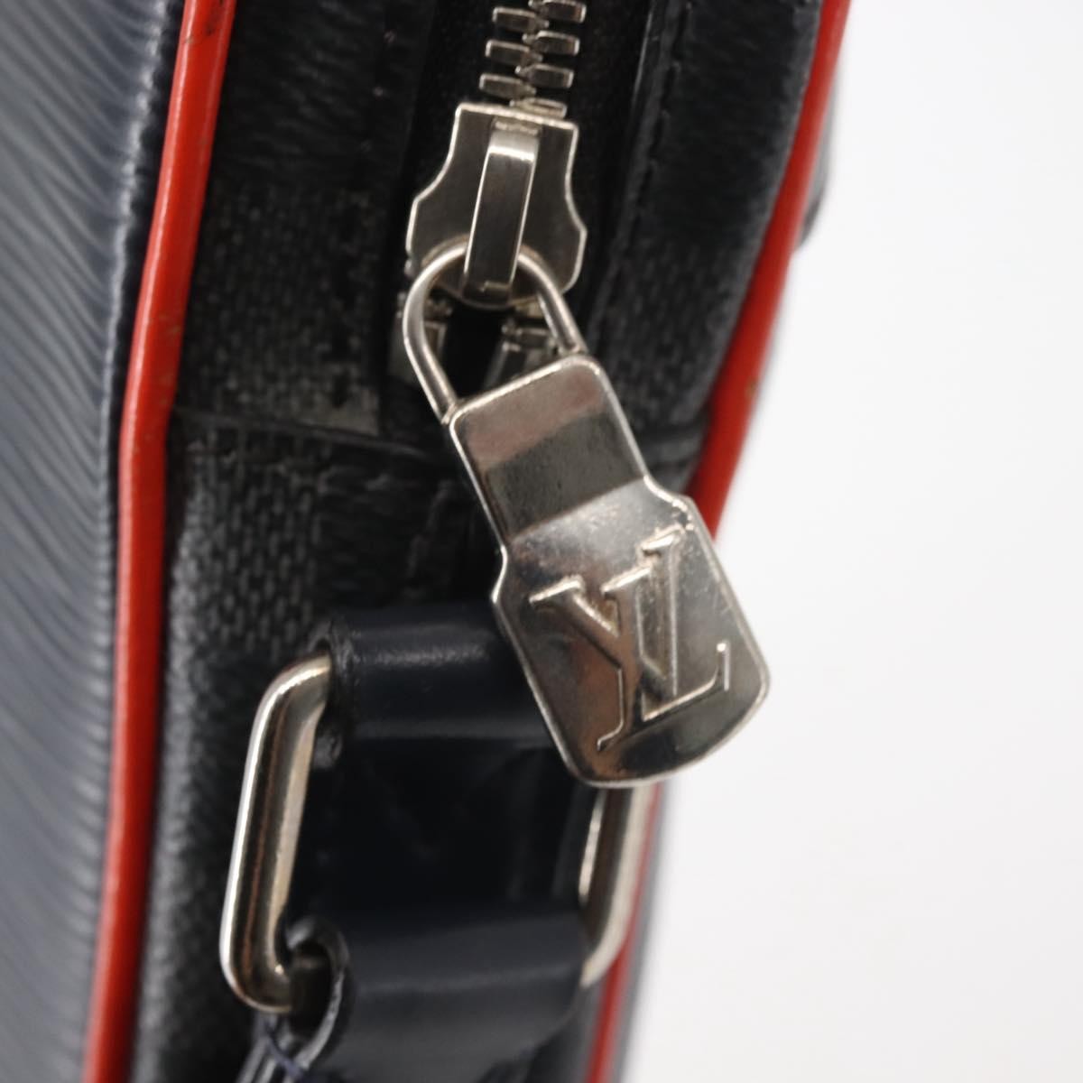 Louis Vuitton Danube Handbag Epi Leather Navy Leather Bag (Pre-Owned)