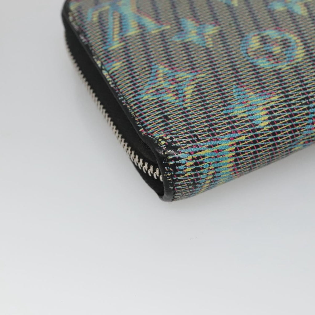 Louis Vuitton Zippy Wallet Nm Monogram Lv Pop Green Canvas Wallets Accessory (Pre-Owned)