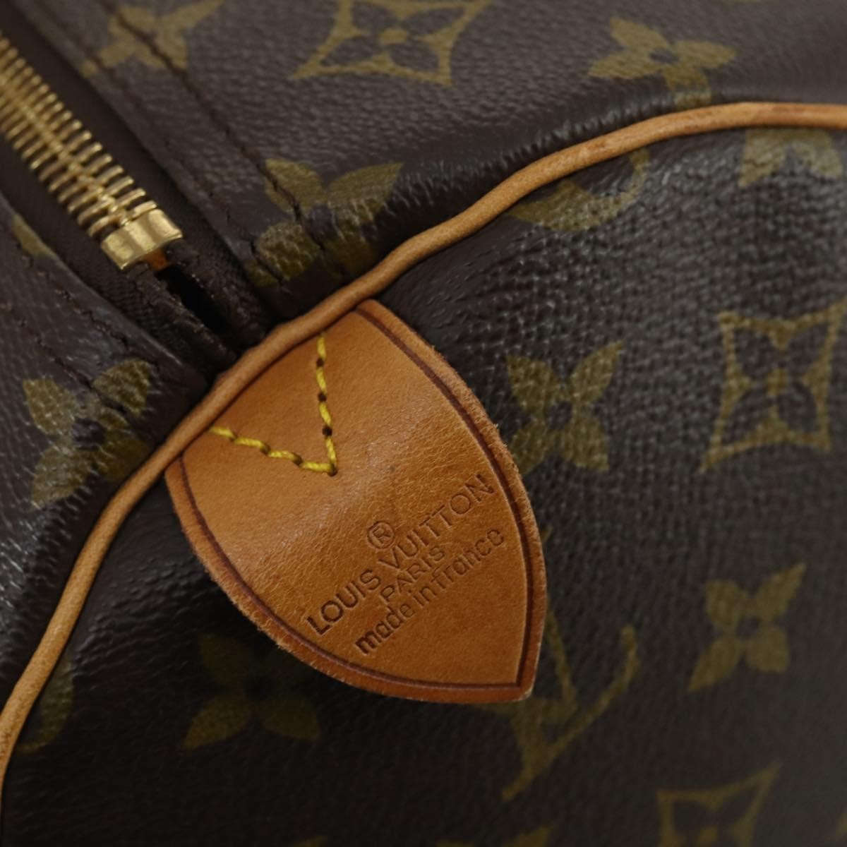 Louis Vuitton Keepall Bag Monogram Canvas Brown Canvas Travel Bag Bag (Pre-Owned)