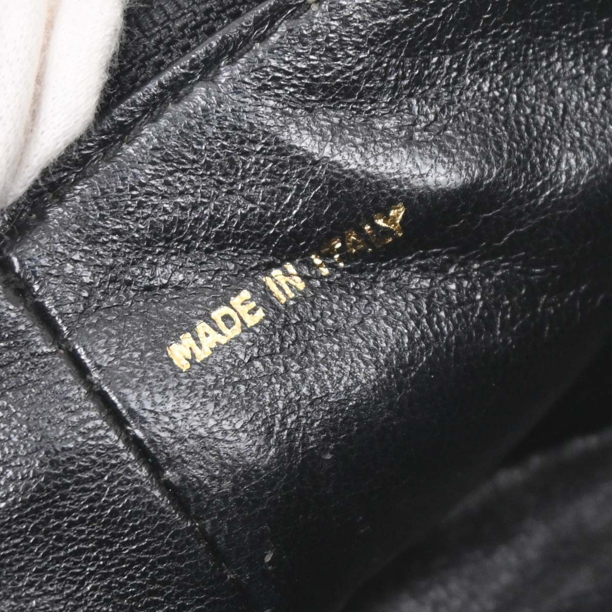 Chanel Vintage Box Zip Tassel Bag Quilted Lambskin Black Leather Shoulder Bag Bag (Pre-Owned)