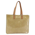 Louis Vuitton Columbus Handbag Monogram Vernis Beige Patent_Leather Tote Bag Bag (Pre-Owned)