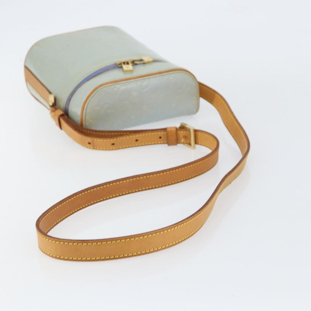 Louis Vuitton Sullivan Handbag Monogram Vernis Gray Patent_Leather Shoulder Bag Bag (Pre-Owned)