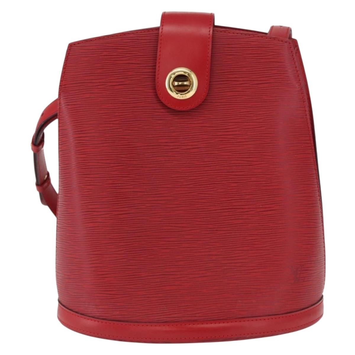 Louis Vuitton Cluny Shoulder Bag Epi Leather Red Leather Shoulder Bag Bag (Pre-Owned)