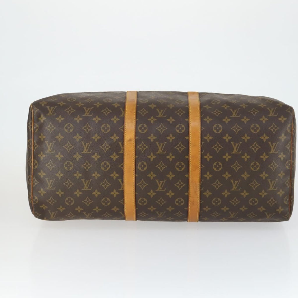 Louis Vuitton Keepall Bag Monogram Canvas Brown Canvas Travel Bag Bag (Pre-Owned)
