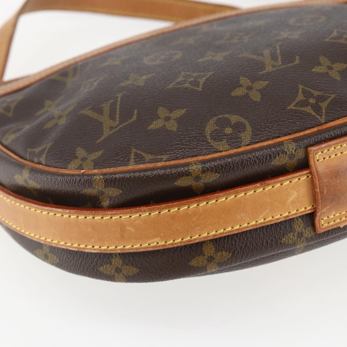 Louis Vuitton Jeune Fille Handbag Monogram Canvas Brown Canvas Shoulder Bag Bag (Pre-Owned)