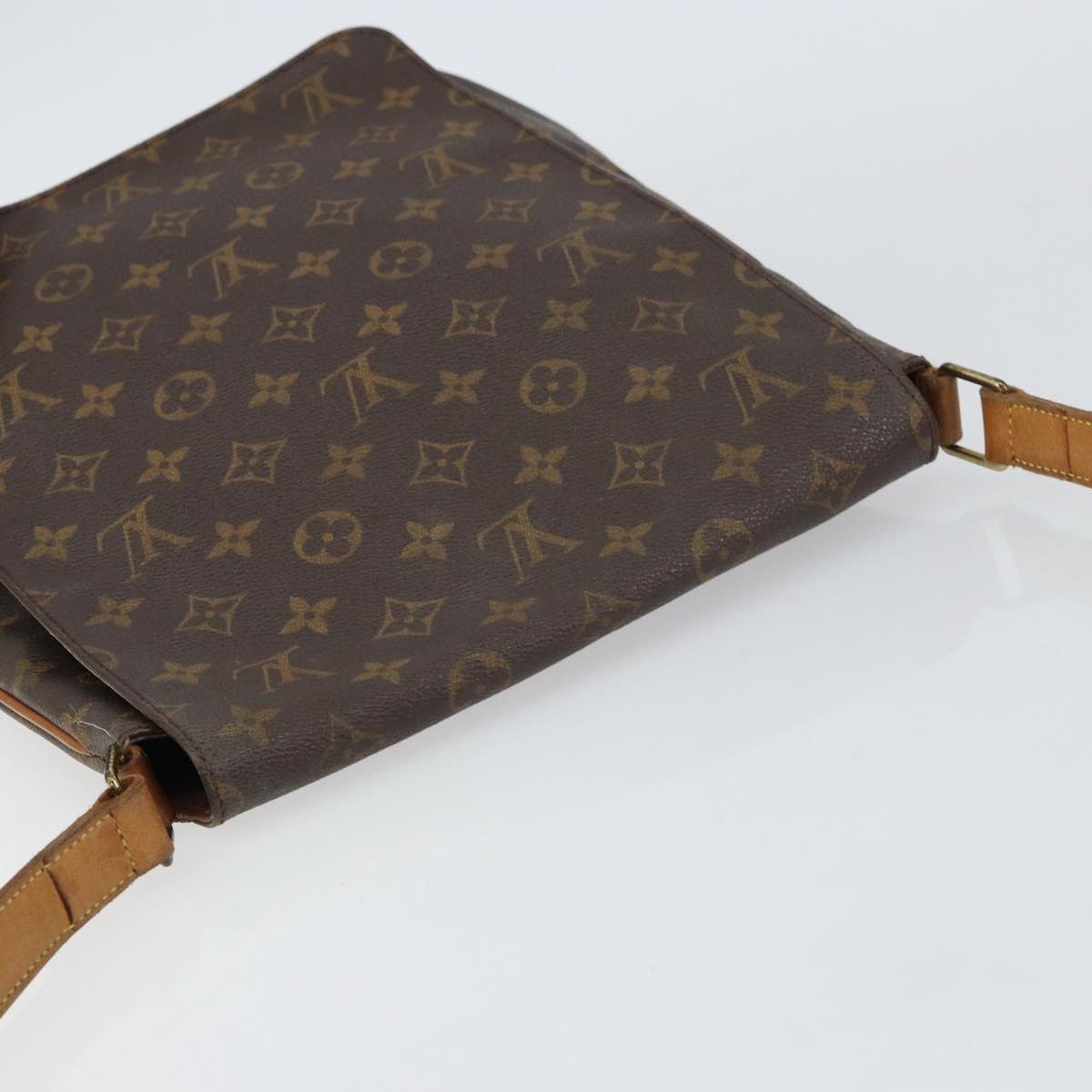 Louis Vuitton Musette Salsa Handbag Monogram Canvas Brown Canvas Shoulder Bag Bag (Pre-Owned)