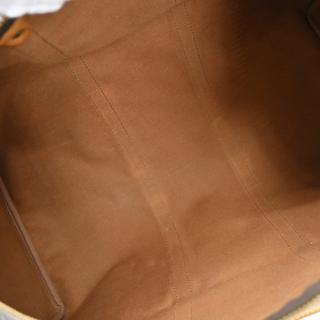 Louis Vuitton Keepall Bag Monogram Canvas Brown Canvas Travel Bag Bag (Pre-Owned)