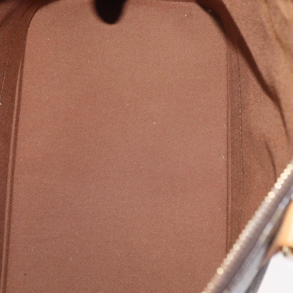 Louis Vuitton Alma Handbag Monogram Canvas Brown Canvas Handbag (Pre-Owned)