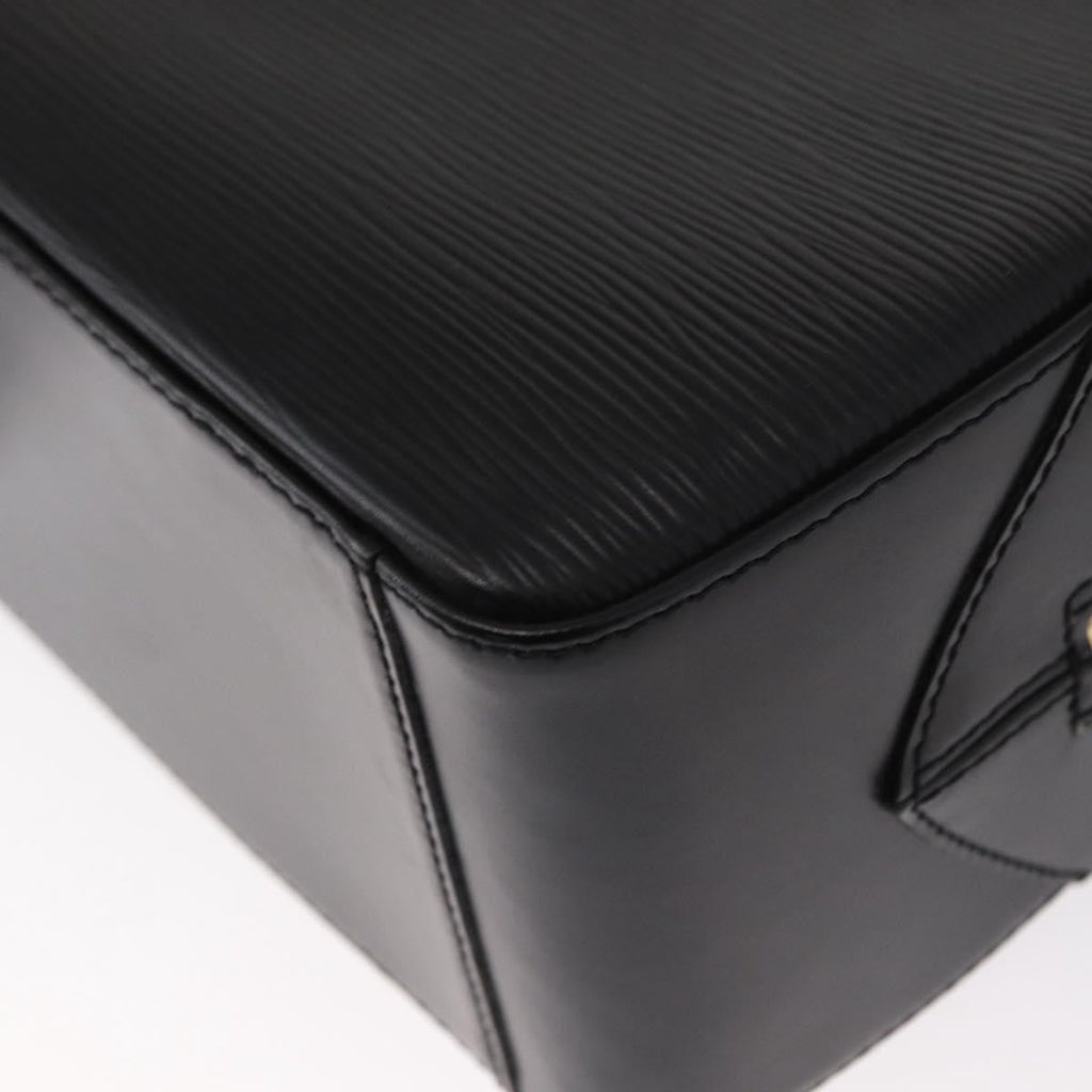 Louis Vuitton Sablons Handbag Epi Leather Black Leather Handbag (Pre-Owned)