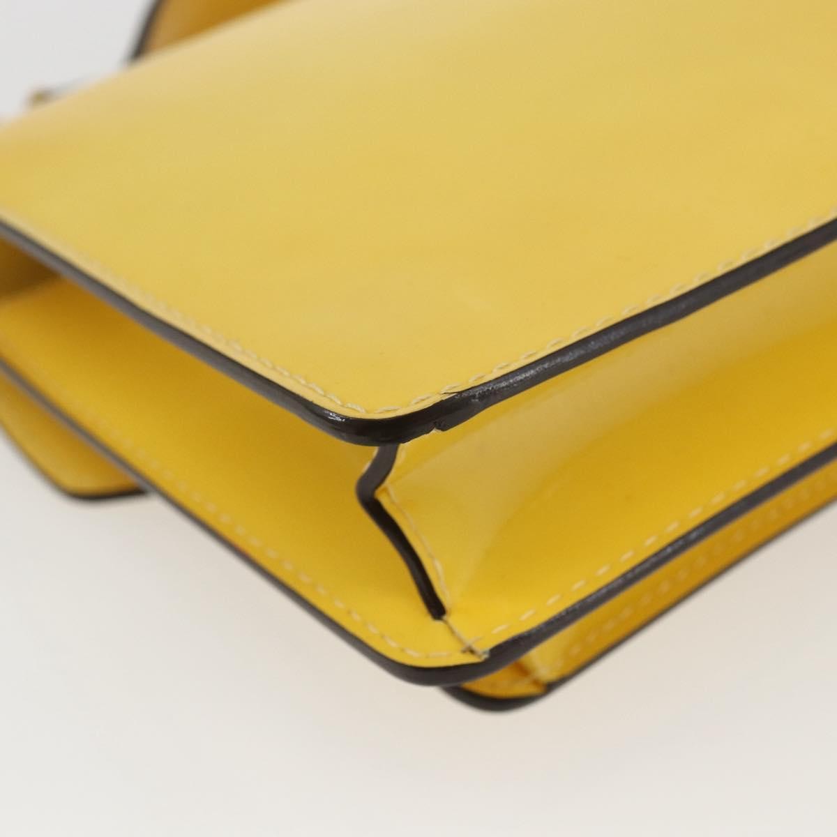 Louis Vuitton Monceau Handbag Vernis Yellow Patent_Leather Handbag (Pre-Owned)
