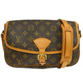 Louis Vuitton Sologne Handbag Monogram Canvas Brown Canvas Shoulder Bag Bag (Pre-Owned)