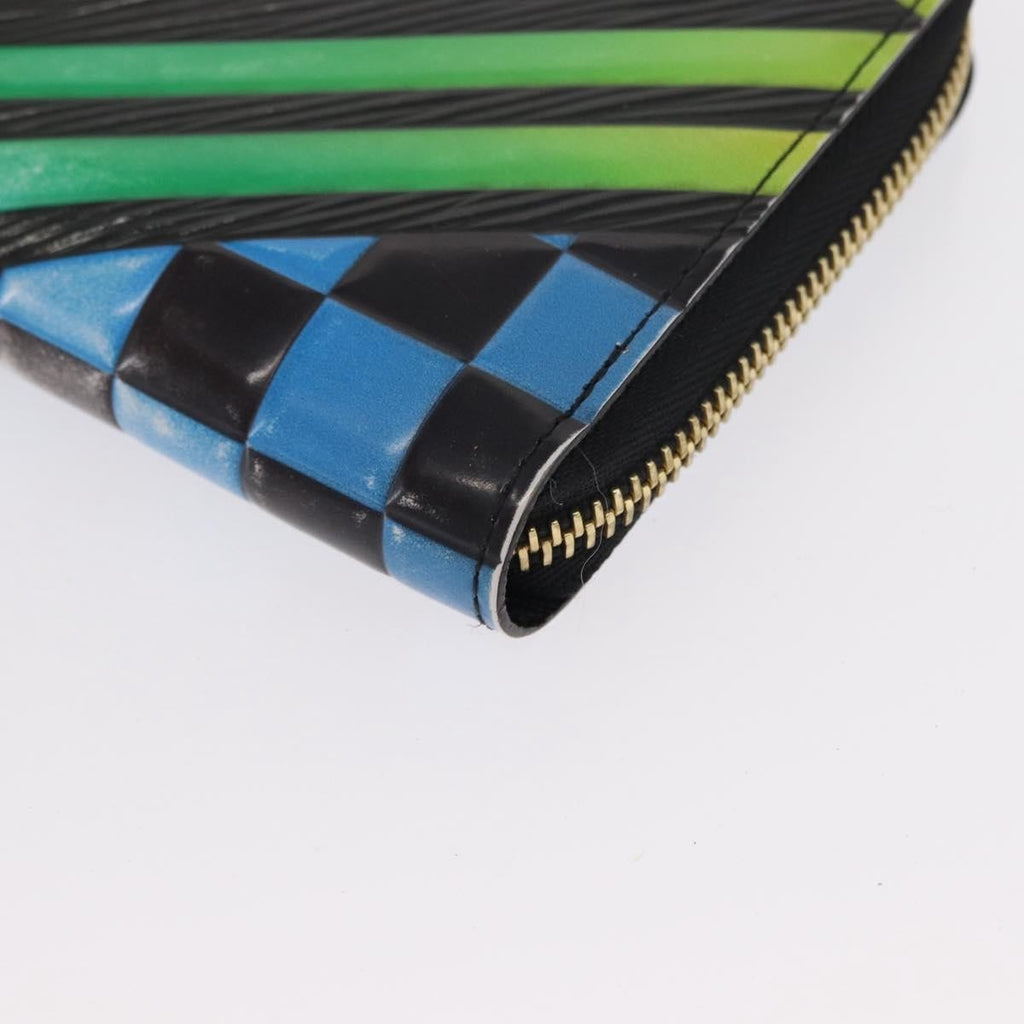 Louis Vuitton Zippy Wallet Nm Epi Race Édition Limitée Blue Leather Wallets Accessory (Pre-Owned)
