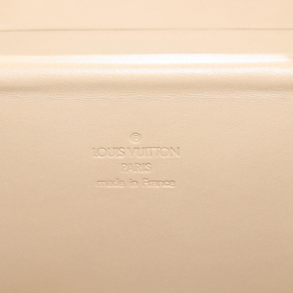 Louis Vuitton Bleecker Box Bag Monogram Vernis Beige Patent_Leather Clutche & Pouche Bag (Pre-Owned)