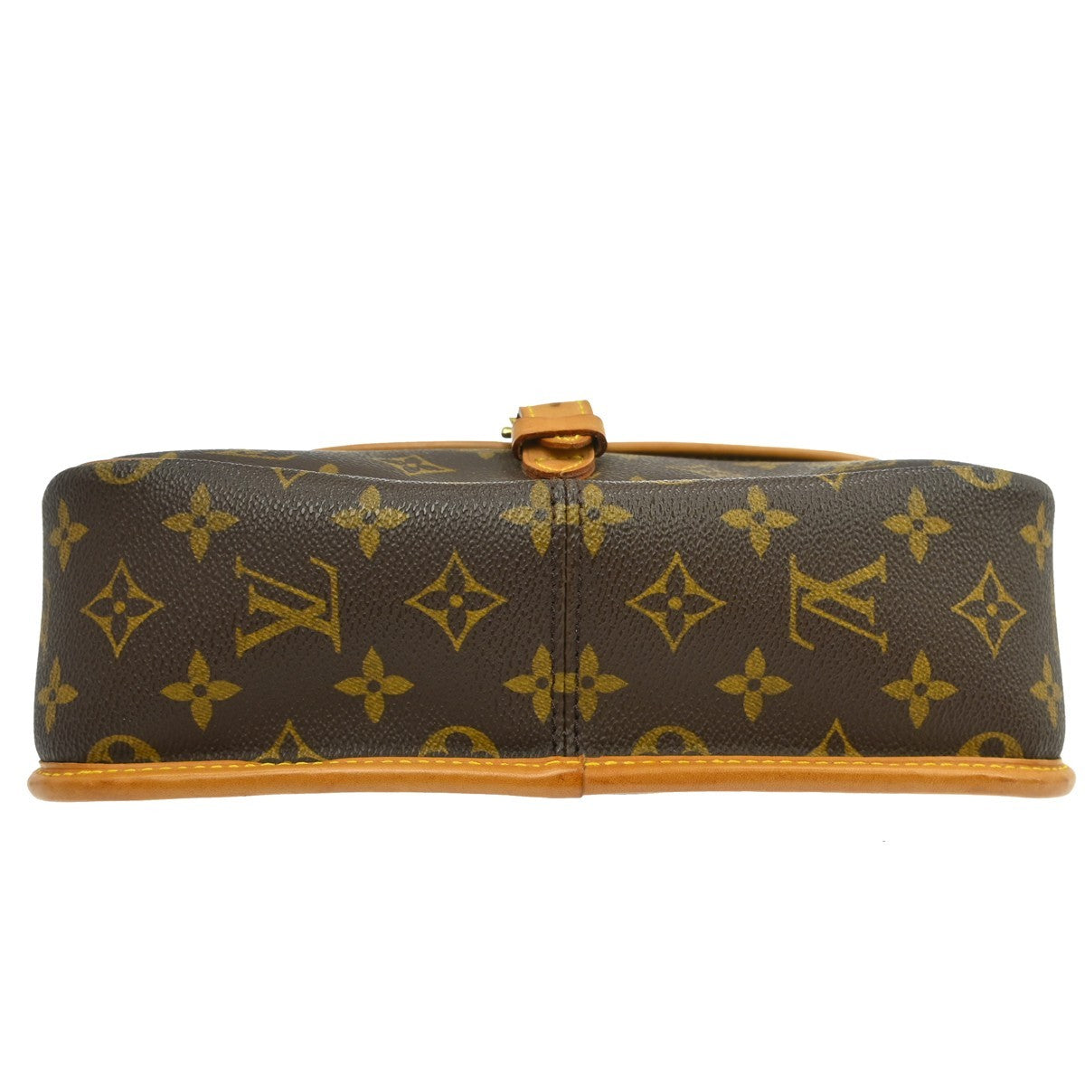 Louis Vuitton Sologne Handbag Monogram Canvas Brown Canvas Shoulder Bag Bag (Pre-Owned)